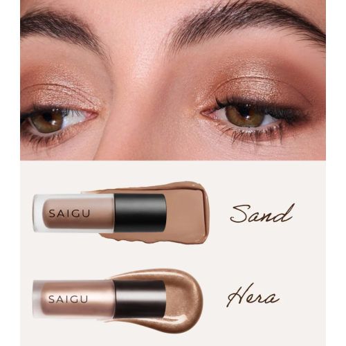 Saigu Cosmetics - Ombre à paupières liquide One Touch Matte - Sand