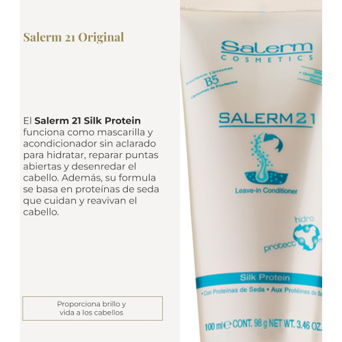 Salerm - *Salerm 21* - Après-shampoing Leave-in Silk Protein - 100ml