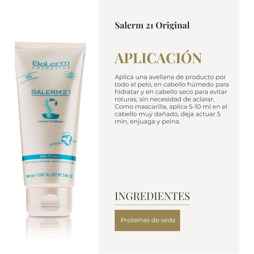 Salerm - *Salerm 21* - Après-shampoing Leave-in Silk Protein - 100ml