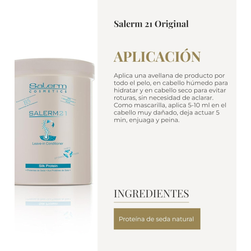 Salerm - *Salerm 21* - Masque revitalisant Leave-in Silk Protein