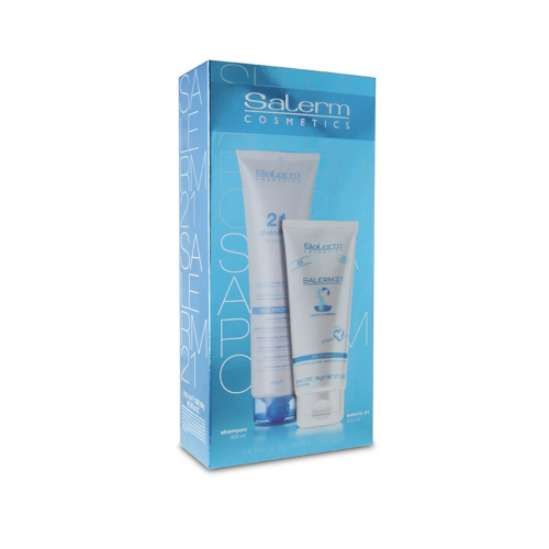 Salerm - *Salerm 21* - Coffret Shampoing + Après-shampoing Silk Protein