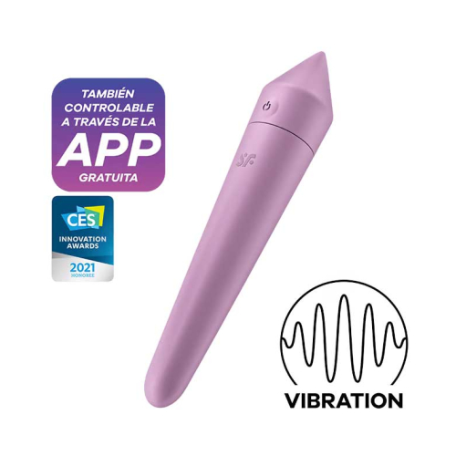 Satisfyer - Mini vibromasseur Ultra Power Bullet 8 App Connect