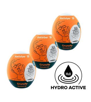 Satisfyer - Set d'Oeufs Masturbateur Hydro Active - Crunchy