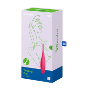 Satisfyer - Vibromasseur clito Twirling Fun - Rouge