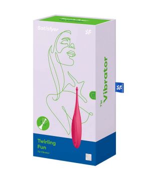 Satisfyer - Vibromasseur clito Twirling Fun - Rouge