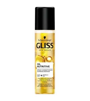 Schwarzkopf - Spray Conditionneur Express GLISS - Oil Nutritive