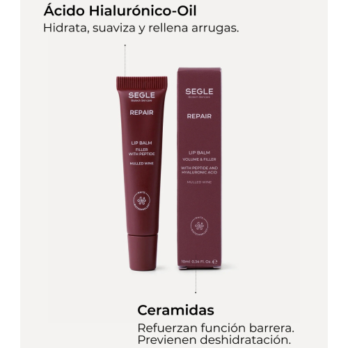 SEGLE - Baume à lèvres aux peptides Repair - Mulled Wine