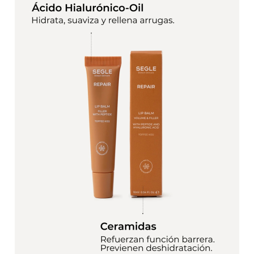SEGLE - Baume à lèvres aux peptides Repair - Toffee Kiss