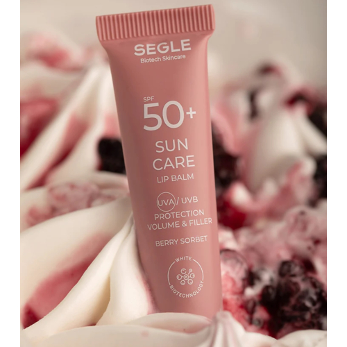 SEGLE - Baume à lèvres aux peptides SPF 50+ - Berry Sorbet