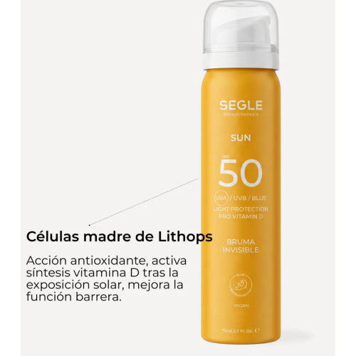 SEGLE - Brume Solaire Visage Invisible SPF50