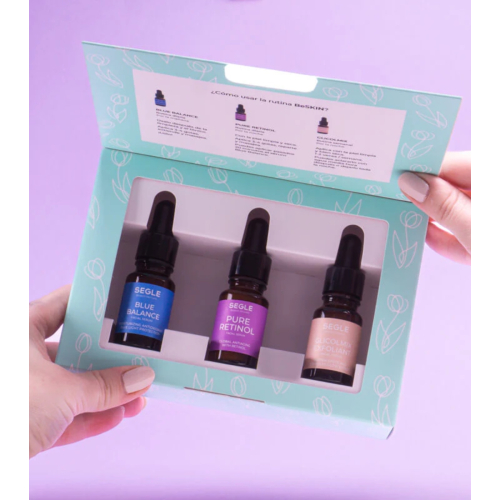 SEGLE - Pack routine anti-âge et raffermissant BeSKIN par @befarmacos - Tous types de peaux sauf sensibles