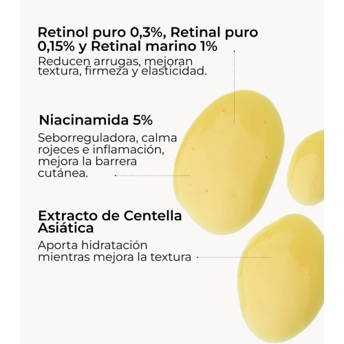 SEGLE - Sérum visage nuit anti-âge Tripe Retinol