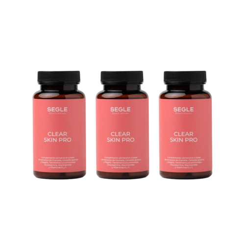 SEGLE - Coffret de 3 compléments alimentaires Clear Skin Pro - 3x60 gélules