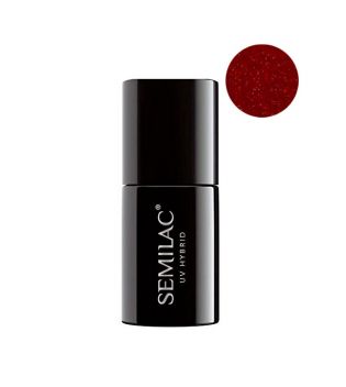 Semilac - Vernis à ongles semi-permanent - 343: Pretty Red Glitter