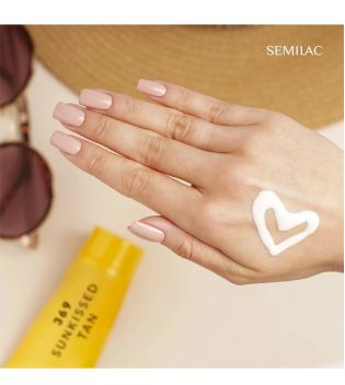 Semilac - Vernis à ongles semi-permanent - 369: Sunkissed Tan