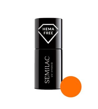 Semilac - Vernis à ongles semi-permanent - 433 : Supporting Orange