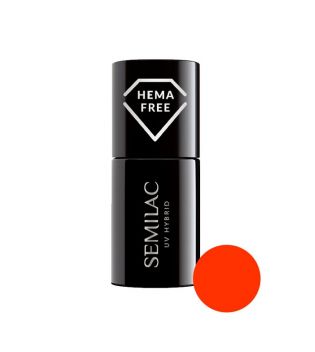 Semilac - Vernis à ongles semi-permanent - 434 : Optimistic Red