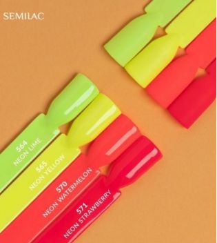 Semilac - Vernis à ongles semi-permanent - 570: Neon Watermelon