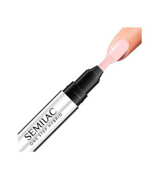 Semilac - Vernis à ongles semi-permanent sur bâton Marker One Step Hybrid - S610: Barely Pink