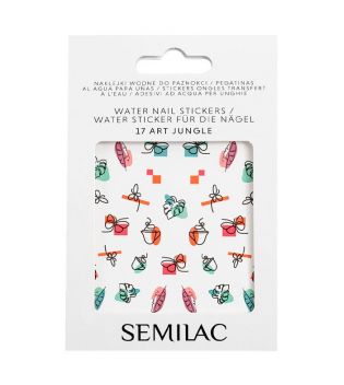 Semilac - Stickers pour ongles à base d'eau - 17 Art Jungle