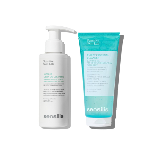 Sensilis - Kit nettoyant visage Purify + Succinic