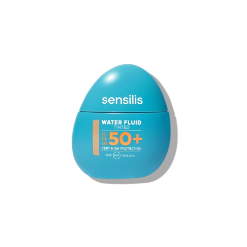 Sensilis - Crème solaire teintée pour le visage Water Fluid SPF50+