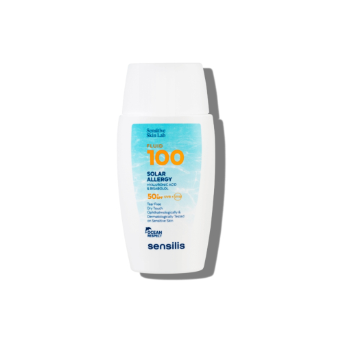 Sensilis - Crème solaire fluide pour le visage Fluid 100 Solar Allergy SPF50+
