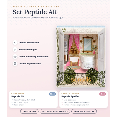 Sensilis - *Xmass* - Ensemble de crème pour les yeux et crème Peptide AR