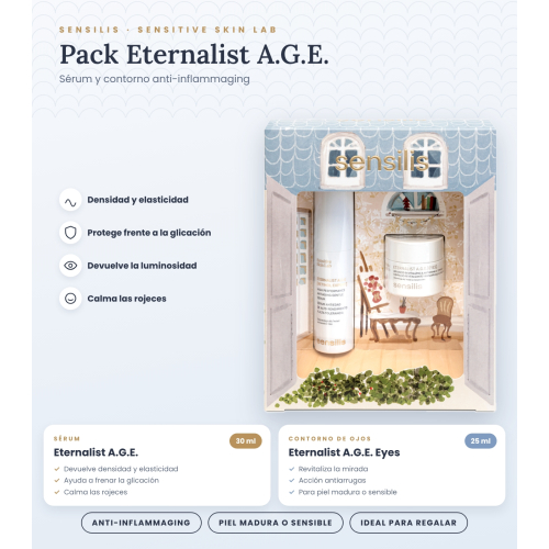 Sensilis - *Xmass* - Set Eternalist AGE de sérum anti-âge + Complexe revitalisant