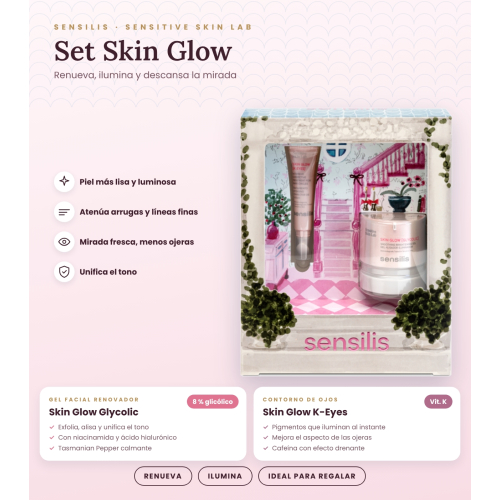 Sensilis - *Xmass* - Set Skin Glow de gel facial + Traitement des cernes
