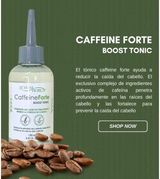 Sesiom World - Tonique capillaire anti-chute CaffeineForte Boost