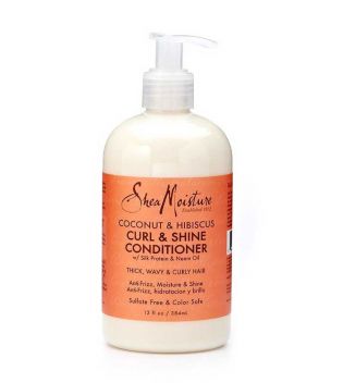 Shea Moisture - Après-shampooing Curl & Shine - Noix de coco et hibiscus