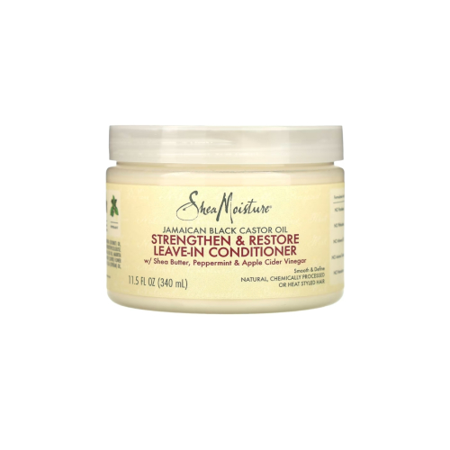 Shea Moisture - Soin sans rinçage fortifiant et réparateur - Huile de ricin noire jamaïcaine