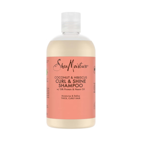 Shea Moisture - Shampooing Curl & Shine - Noix de coco et hibiscus