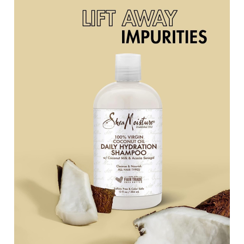 Shea Moisture - Shampooing hydratant quotidien - Huile de coco