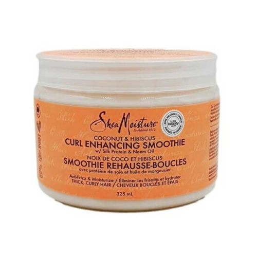 Shea Moisture - Crème définissant les boucles Curl Enhancing Smoothie 325g - Noix de coco et Hibiscus