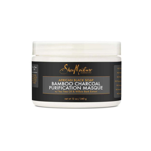 Shea Moisture - Masque purifiant - Savon noir africain et charbon de bambou