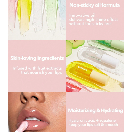 SHEGLAM - Huile hydratante pour les lèvres Jelly Wow - Loco for Coco