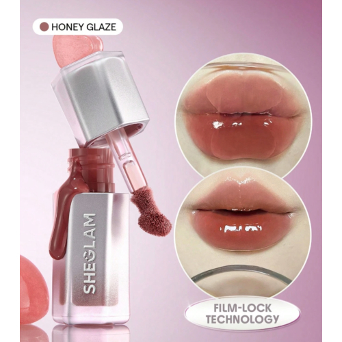 SHEGLAM - Brillant à lèvres Glass Lock Air - Honey Glaze