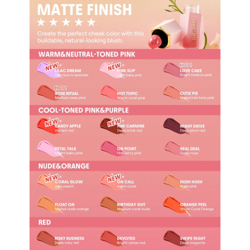 SHEGLAM - Liquid Blush Color Bloom - Devoted