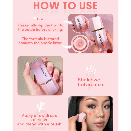 SHEGLAM - Liquid Blush Color Bloom - On Point
