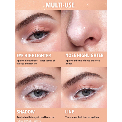 SHEGLAM - Eyeliner Big N' Bright - Blanco