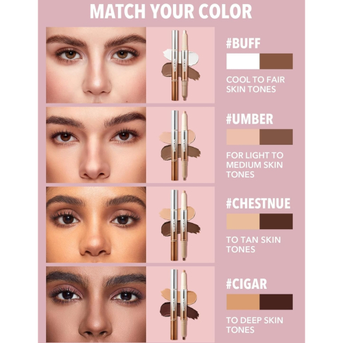 SHEGLAM - Crayon contour et illuminateur pour le nez Fine Line - Buff