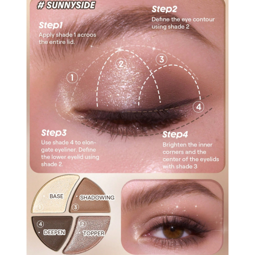 SHEGLAM - Mini palette de fards à paupières Daydreamer - Cloudy Sundae