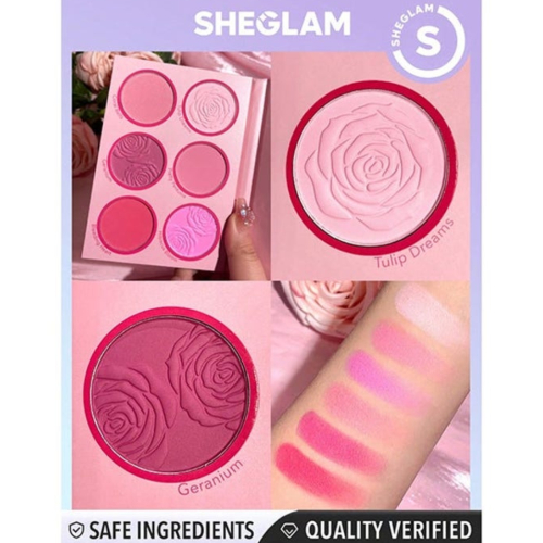 SHEGLAM - Palette de blush en poudre Floral Flush - Blushing Bouquet