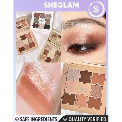 SHEGLAM - Jazy Jigsaw Palette de fards à paupières - Hued in Nude