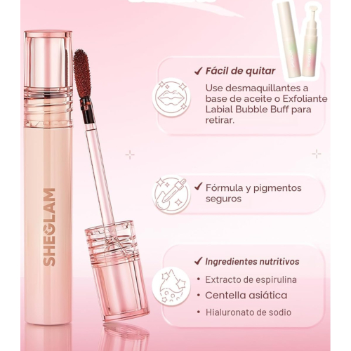 SHEGLAM - Tinte labial Peel-off Fall In Line - Mauvelous