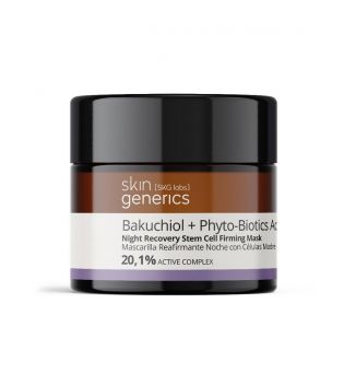 Skin Generics - Masque de nuit raffermissant aux cellules souches d'açaï Bkuchiol + Phyto-Biotics