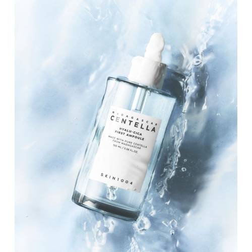 SKIN1004 - *Hyalu-Cica* - Ampoule visage à l'acide hyaluronique Centella Asiatica de Madagascar - Peaux sensibles et sèches