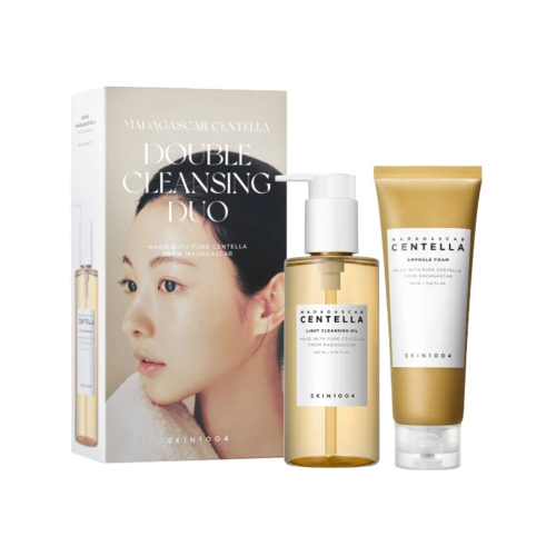 SKIN1004 - Coffret Double Cleansing Duo - Huile nettoyante + Ampoule Foam